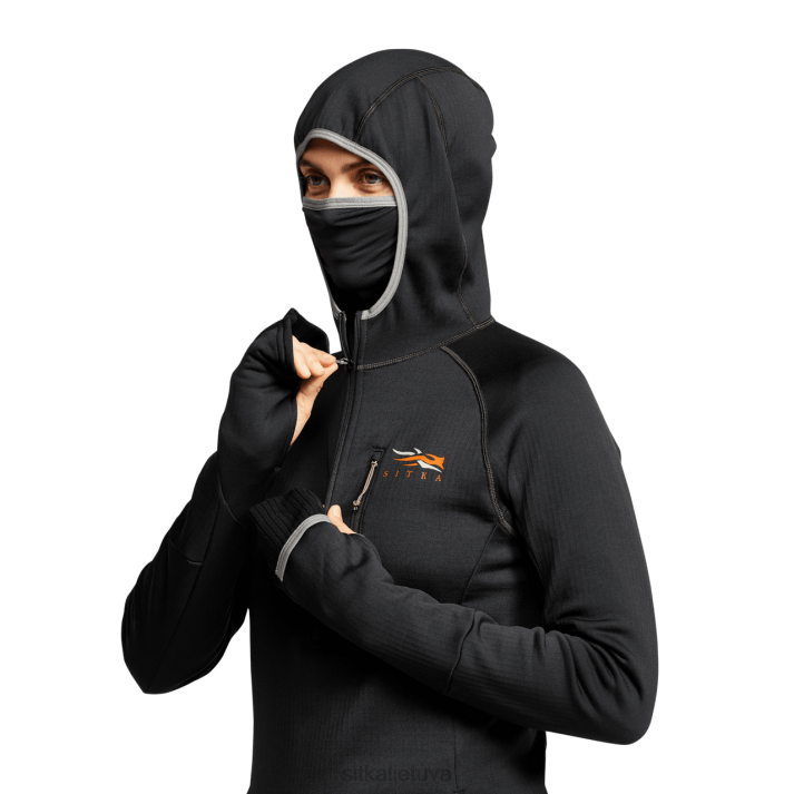 fanatiškas gobtuvas SITKA Gear moterys RD26399 juodas viršūnės