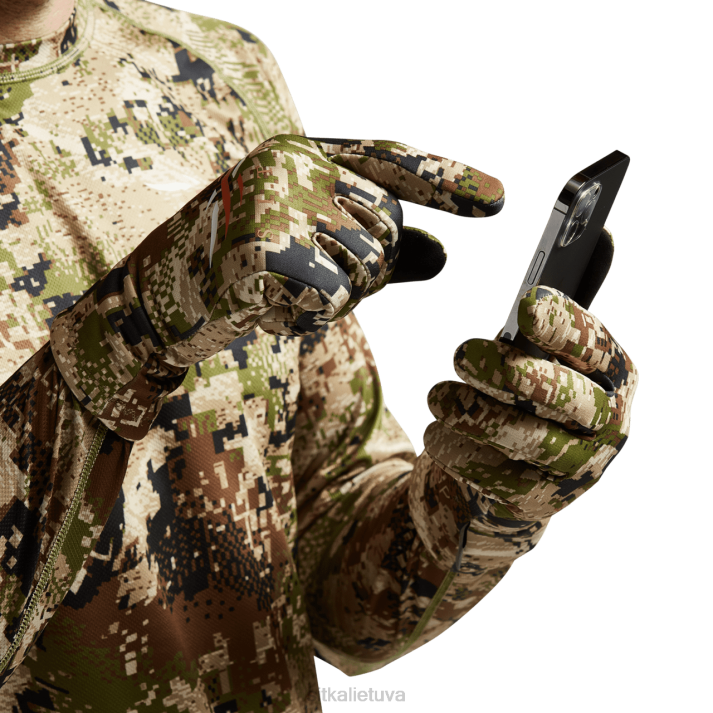 traversinė pirštinė SITKA Gear unisex RD26193 optifade subalpine pirštines