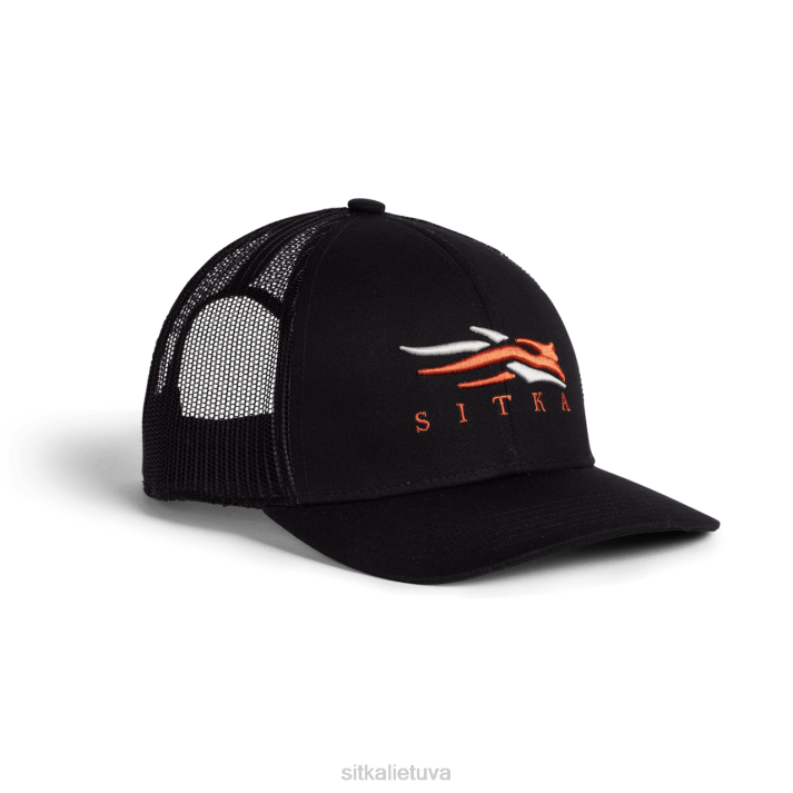 icon mid pro trucker SITKA Gear unisex RD26328 juodas skrybėlės