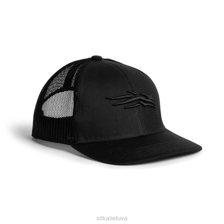 icon mid pro trucker SITKA Gear unisex RD26330 pagrindinė juoda skrybėlės