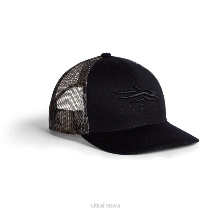 piktograma mediena mid pro trucker SITKA Gear unisex RD26332 juodas skrybėlės