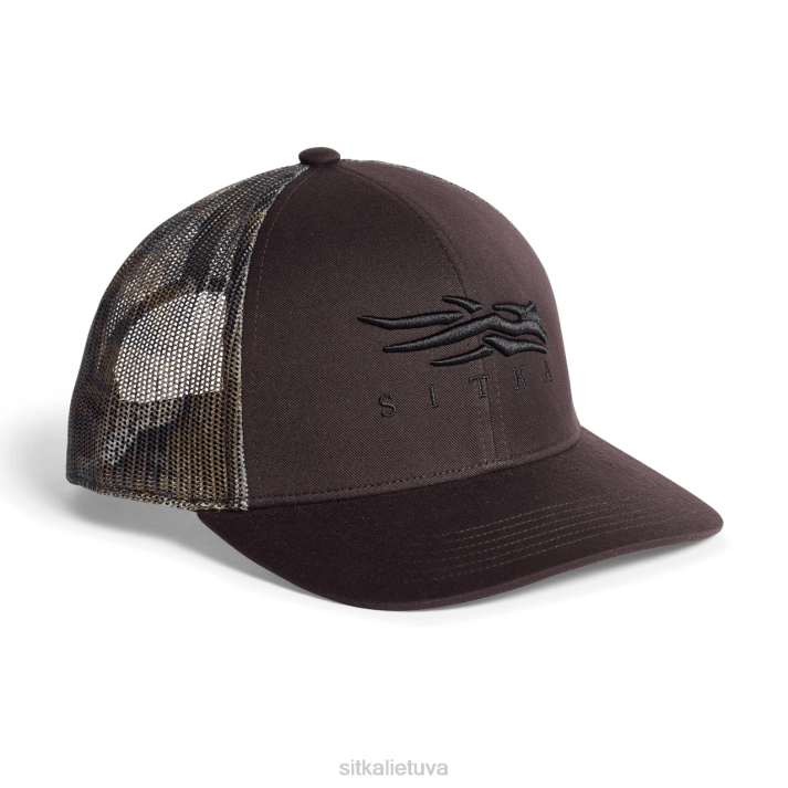 piktograma mediena mid pro trucker SITKA Gear unisex RD26333 šokolado skrybėlės