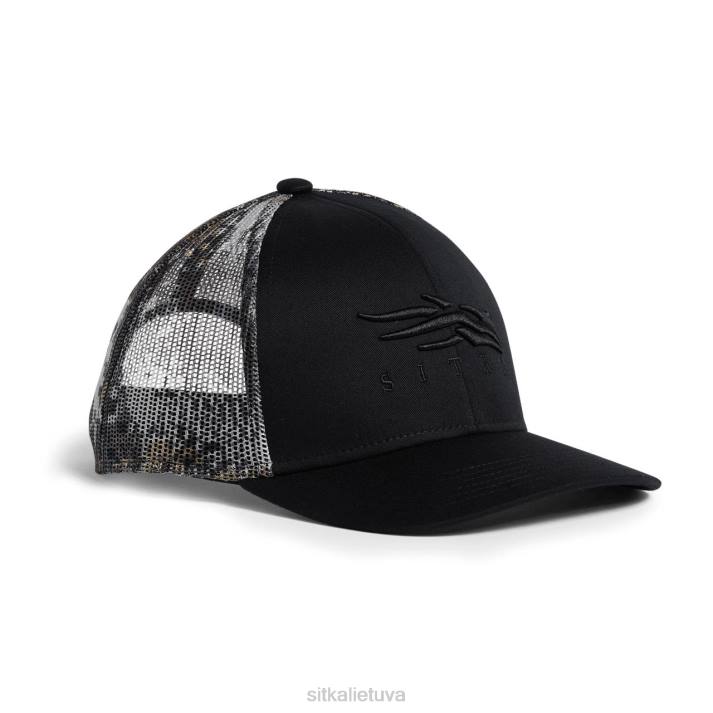 piktograma padidinta ii mid pro trucker SITKA Gear unisex RD26312 juodas skrybėlės