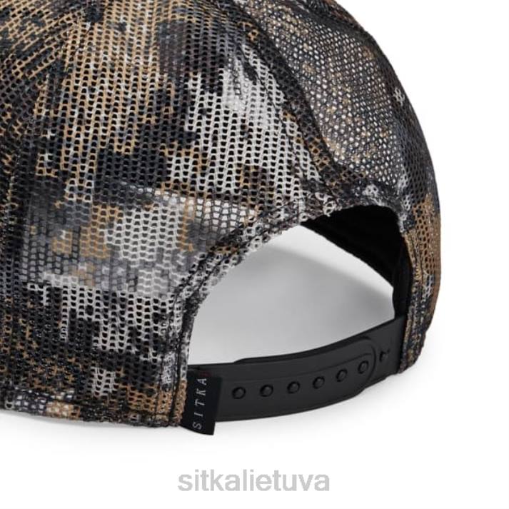 piktograma padidinta ii mid pro trucker SITKA Gear unisex RD26312 juodas skrybėlės