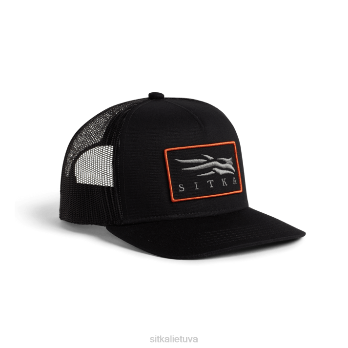 piktogramos pleistras hi pro trucker SITKA Gear unisex RD26322 juodas skrybėlės