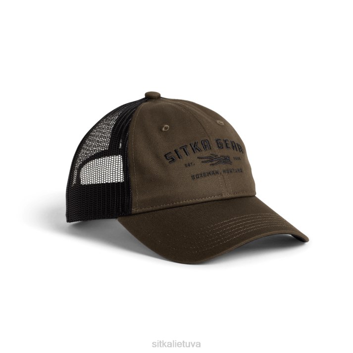 wordmark lo pro trucker SITKA Gear unisex RD26350 žievė skrybėlės