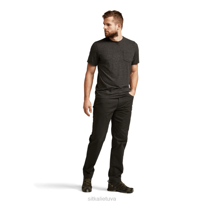 kasdieninės kelnės SITKA Gear vyrų RD26244 obsidianas dugnai