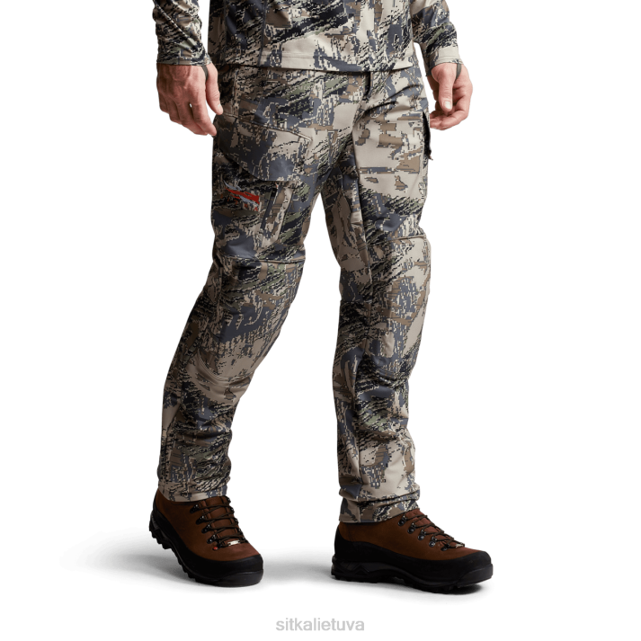 kalnų kelnaitės SITKA Gear vyrų RD26216 optifade atvira šalis dugnai