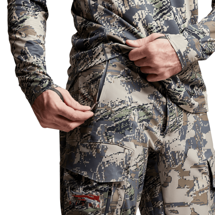 kalnų kelnaitės SITKA Gear vyrų RD26216 optifade atvira šalis dugnai