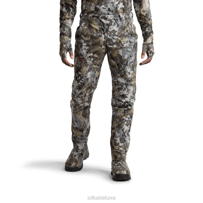 lygiadienio sargybos kelnės SITKA Gear vyrų RD26227 optifade padidintas ii dugnai