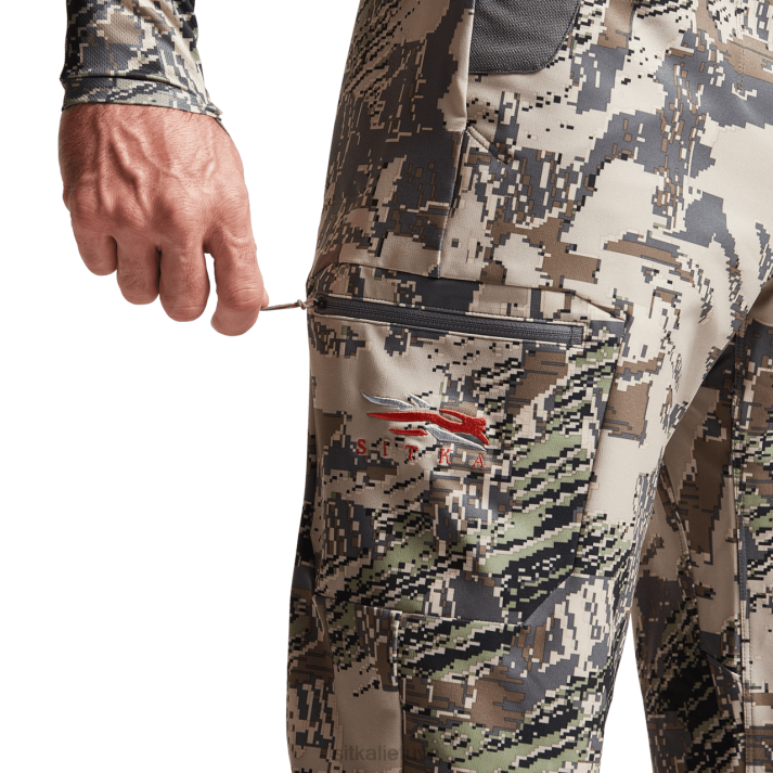 traversinė kelnė SITKA Gear vyrų RD26174 optifade atvira šalis dugnai
