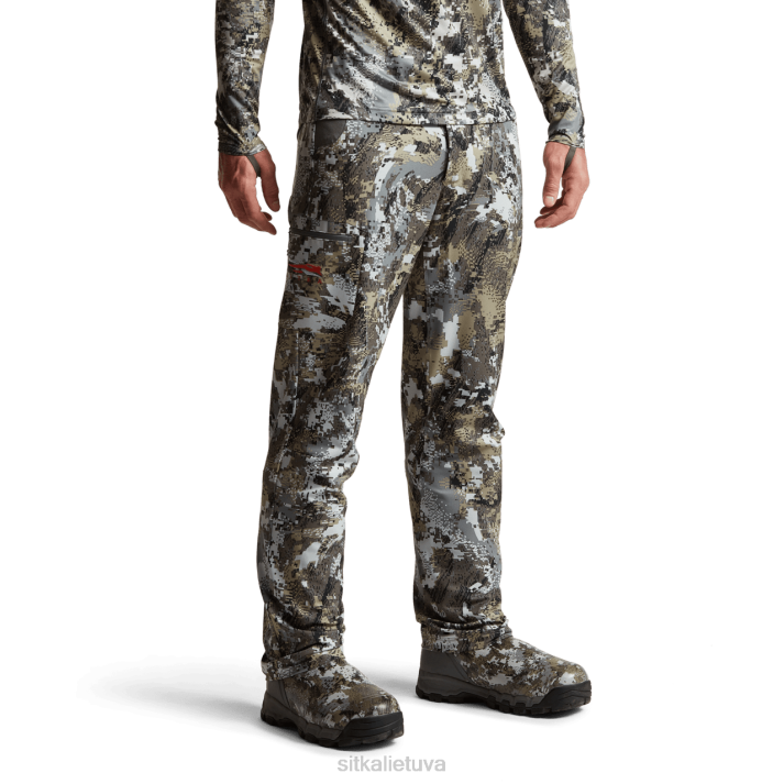 traversinė kelnė SITKA Gear vyrų RD26175 optifade padidintas ii dugnai