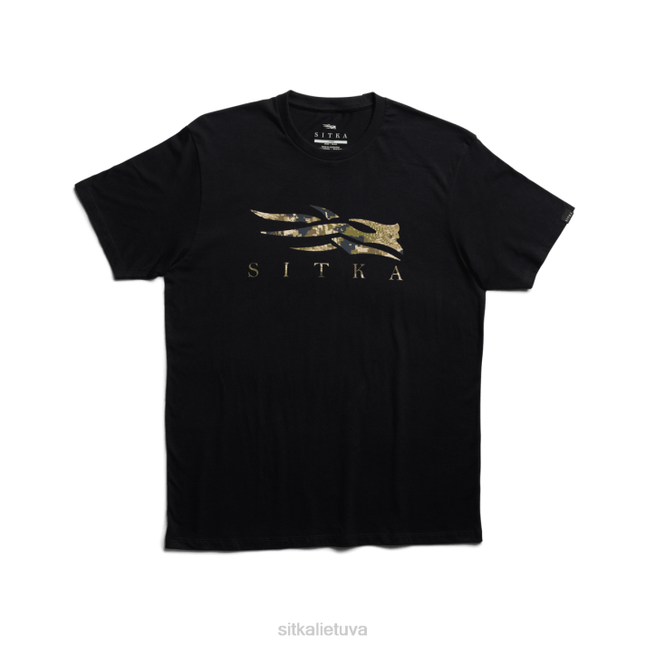 optifade icon marškinėliai SITKA Gear vyrų RD26144 juodas subalpinas viršūnės