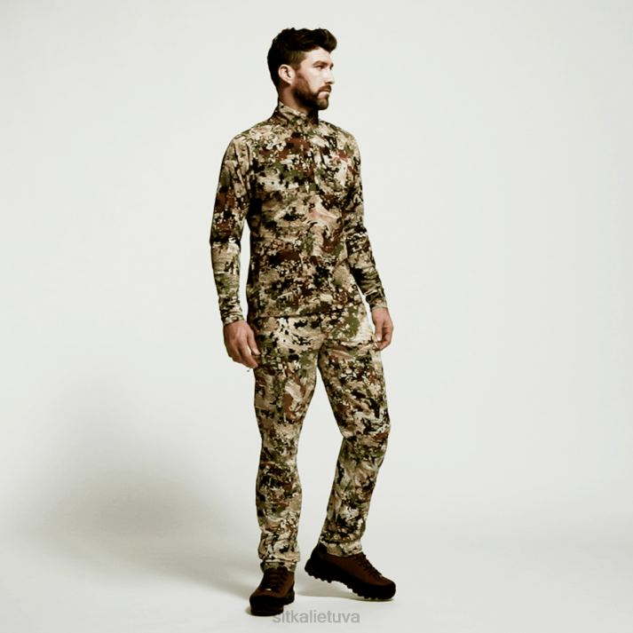 kilimo marškinėliai SITKA Gear vyrų RD26159 optifade subalpine viršūnės