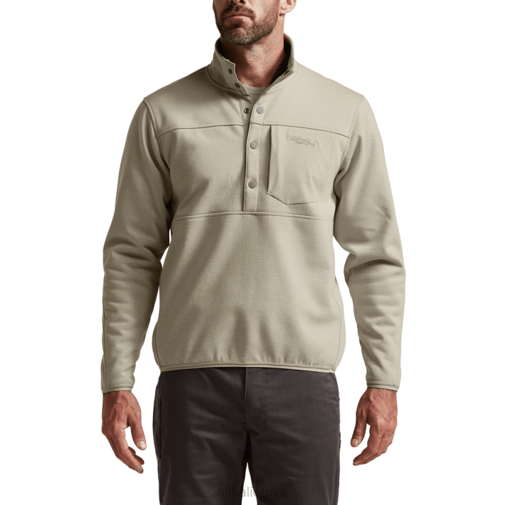 priekyje užsegamas vilnos SITKA Gear vyrų RD26205 beržas viršūnės