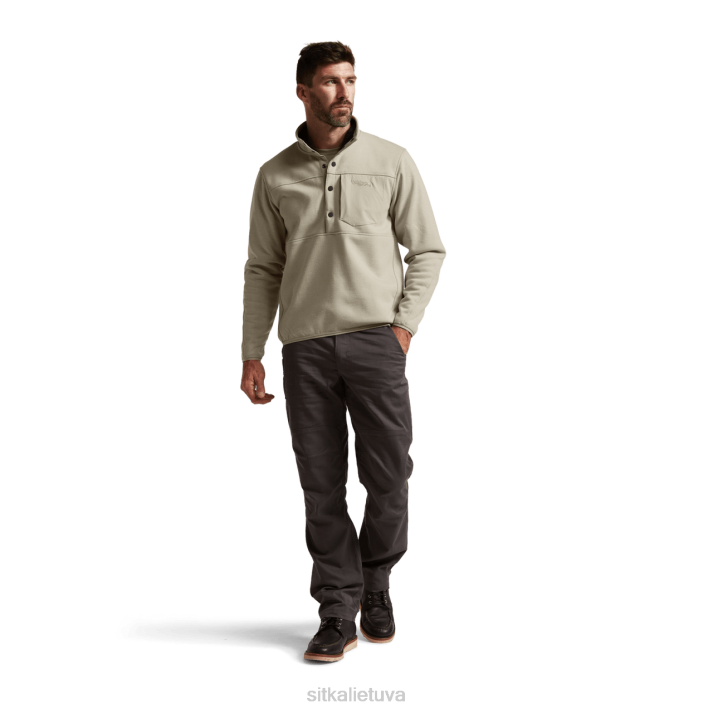 priekyje užsegamas vilnos SITKA Gear vyrų RD26205 beržas viršūnės