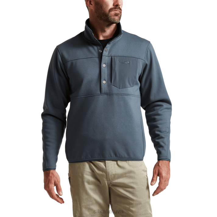 priekyje užsegamas vilnos SITKA Gear vyrų RD26207 audra viršūnės