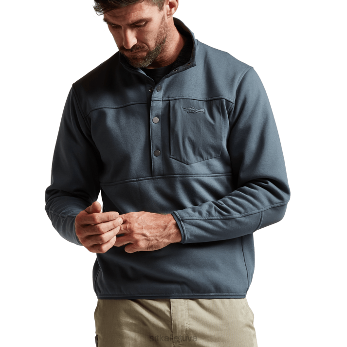 priekyje užsegamas vilnos SITKA Gear vyrų RD26207 audra viršūnės