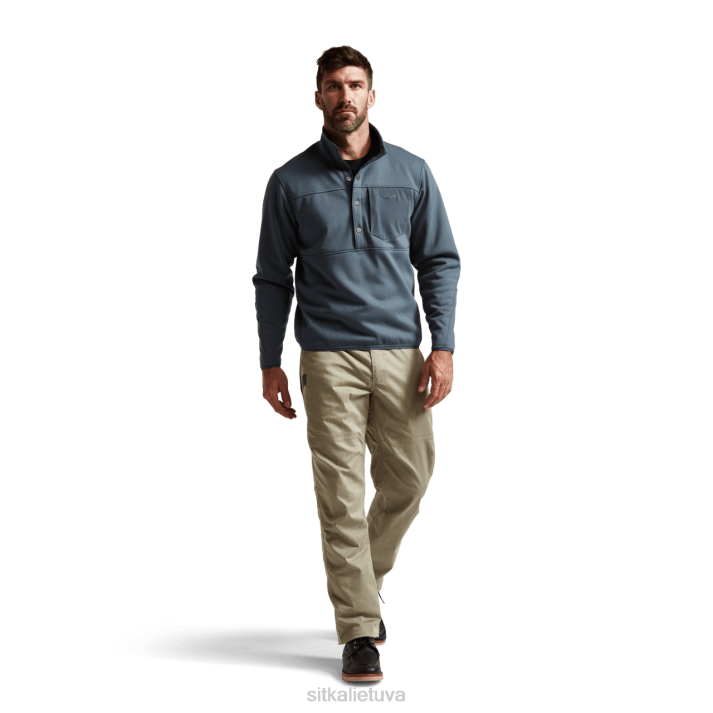 priekyje užsegamas vilnos SITKA Gear vyrų RD26207 audra viršūnės